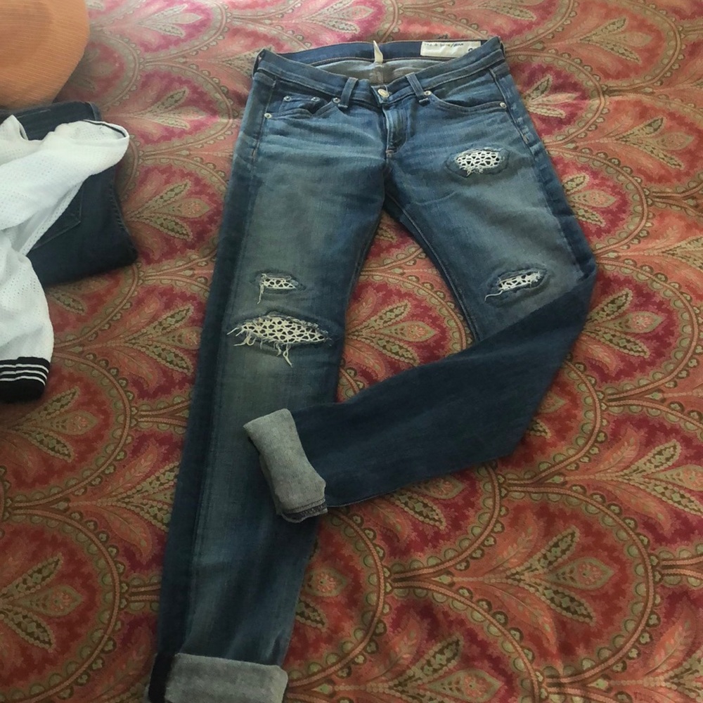 Custom Rag & Bone skinny jeans